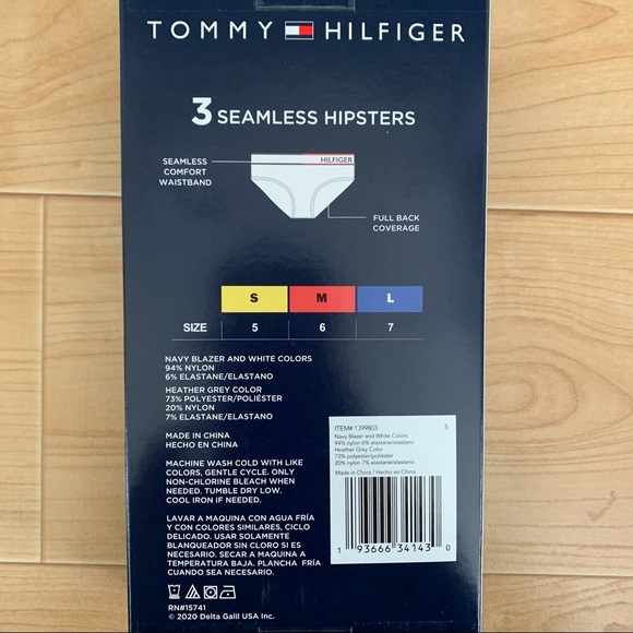 Tommy Hilfiger Seamless Hipsters 3 pack - Picture 3 of 3